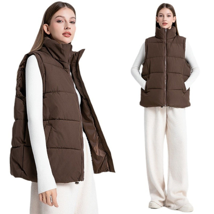 Damernas moda quiltad väst Eva Jonsson-Eva Jonsson