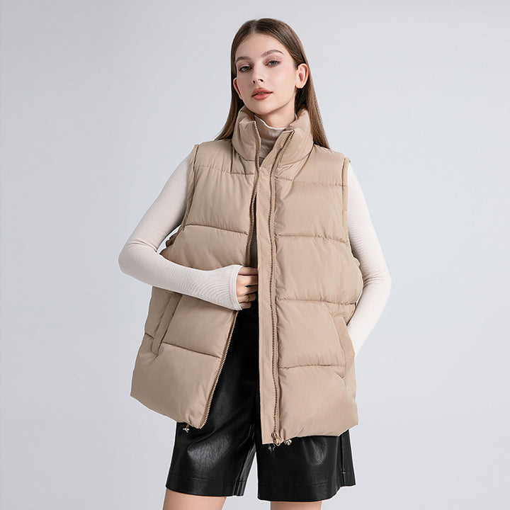 Damernas moda quiltad väst Mirla-Eva Jonsson