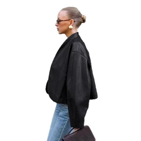 Damernas mode Cropped Jacka med voluminösa ärmar Mirla-Eva Jonsson