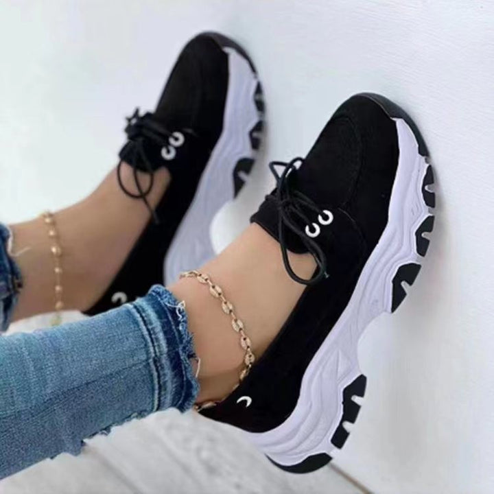 Damernas mode löp-sneakers med robust profil och andningsbar sula Mirla-Eva Jonsson