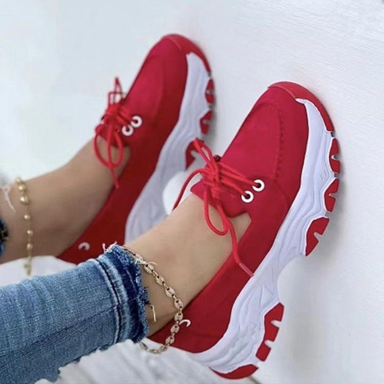 Damernas mode löp-sneakers med robust profil och andningsbar sula Mirla-Eva Jonsson