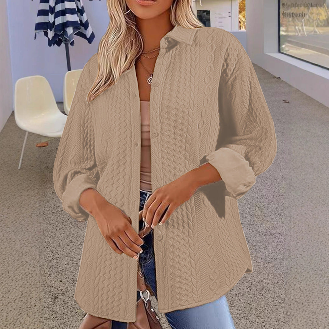 Damernas mode stickad blus Mirla-Eva Jonsson