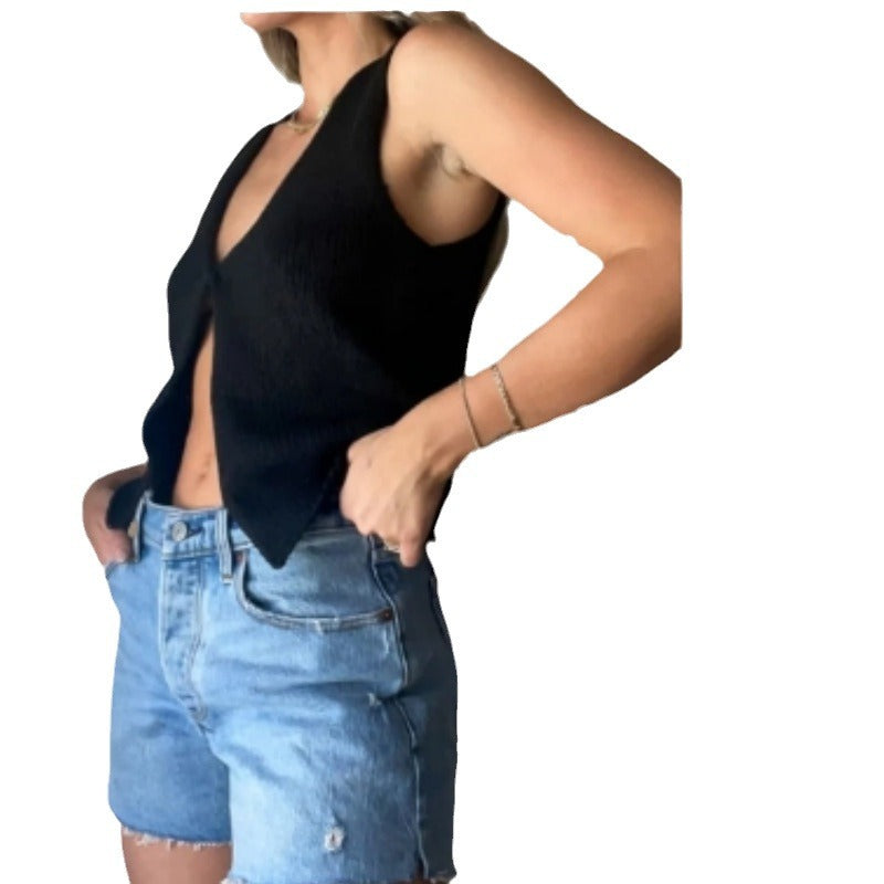 Damernas mode-wrap-top med unik skärning och avslappnad passform Mirla-Eva Jonsson