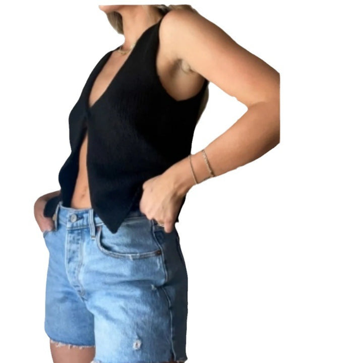 Damernas mode-wrap-top med unik skärning och avslappnad passform Mirla-Eva Jonsson