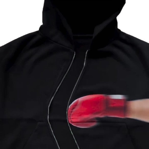 Damernas moderiktiga hoodie med unik grafisk tryck Eva Jonsson-Eva Jonsson