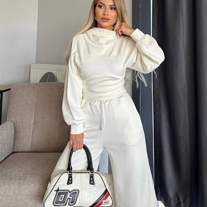 Damernas moderiktiga jumpsuit med midjeåtdragning Mirla-Eva Jonsson