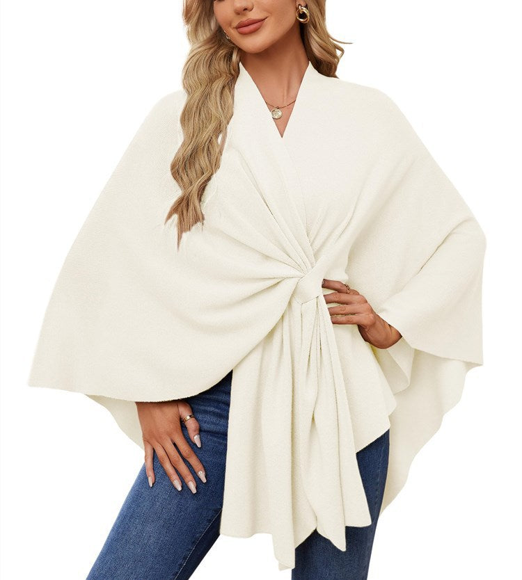 Damernas moderiktiga kaftan med elegant drapering Mirla-Eva Jonsson