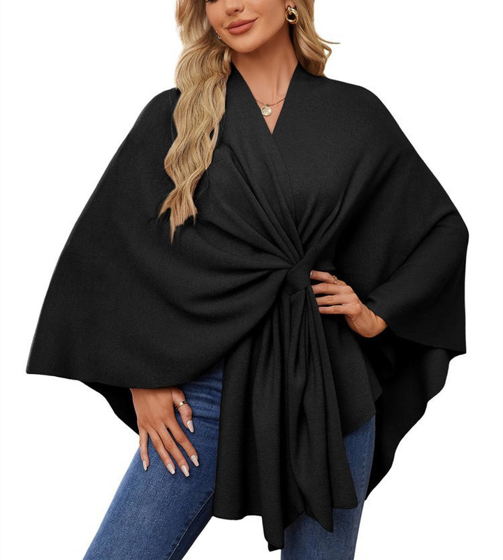 Damernas moderiktiga kaftan med elegant drapering Mirla-Eva Jonsson