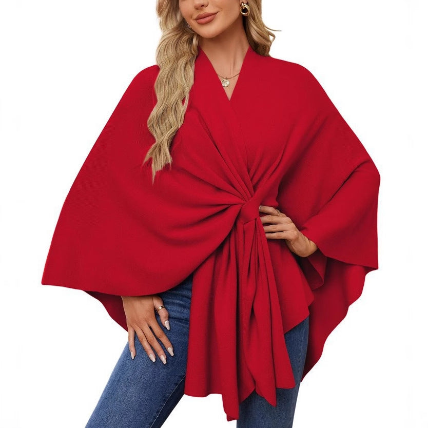 Damernas moderiktiga kaftan med elegant drapering Mirla-Eva Jonsson