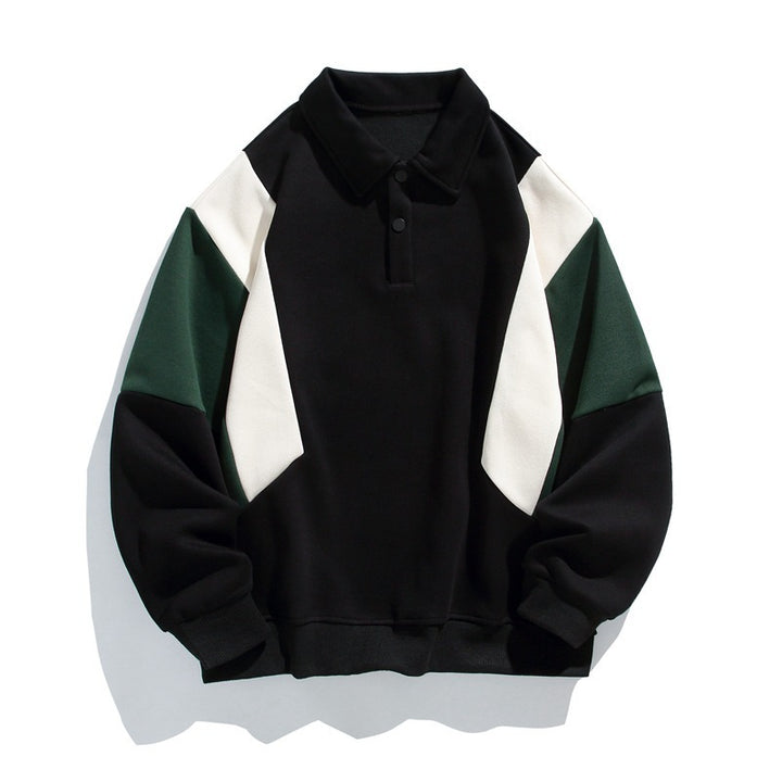 Damernas moderiktiga polo-tröja med trendiga färgkontraster Eva Jonsson-Eva Jonsson