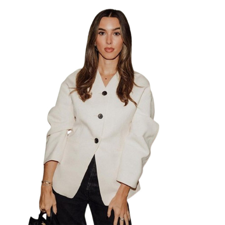 Damernas moderna blazer med voluminösa ärmar Mirla-Eva Jonsson