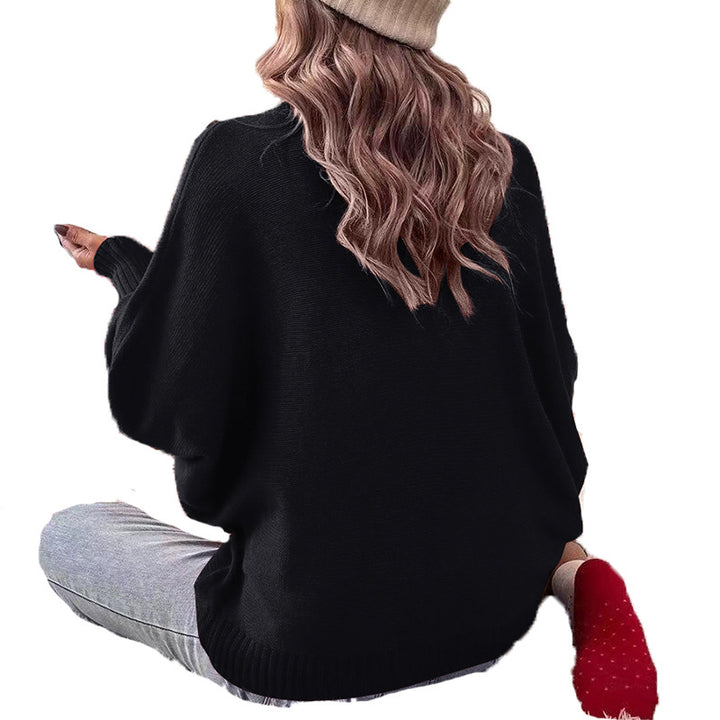 Damernas moderna oversized tröja med hjärtmotiv Mirla-Eva Jonsson