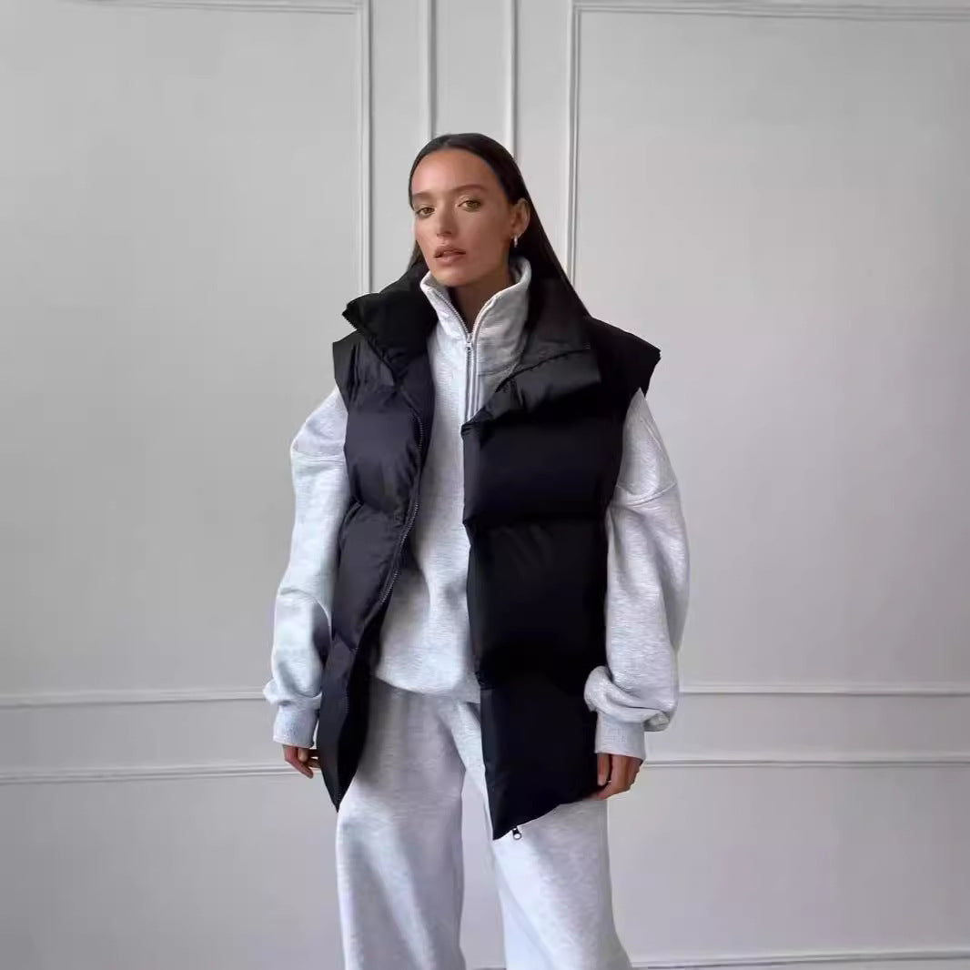 Damernas moderna quiltade väst Mirla-Eva Jonsson