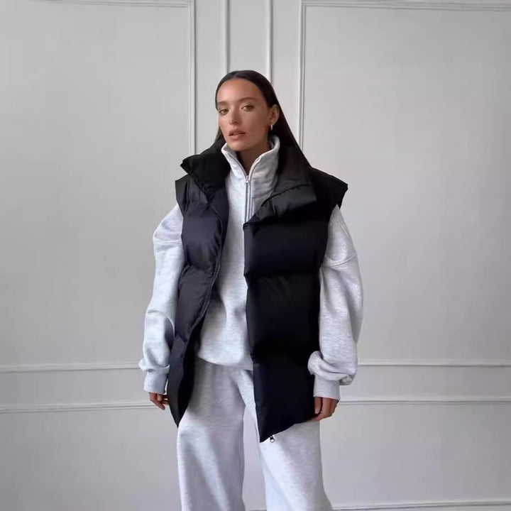 Damernas moderna quiltade väst Mirla-Eva Jonsson
