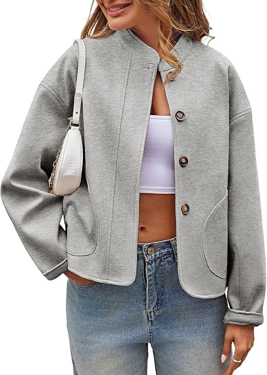 Damernas modetrend oversized jacka med knappar och sidofickor Mirla-Eva Jonsson