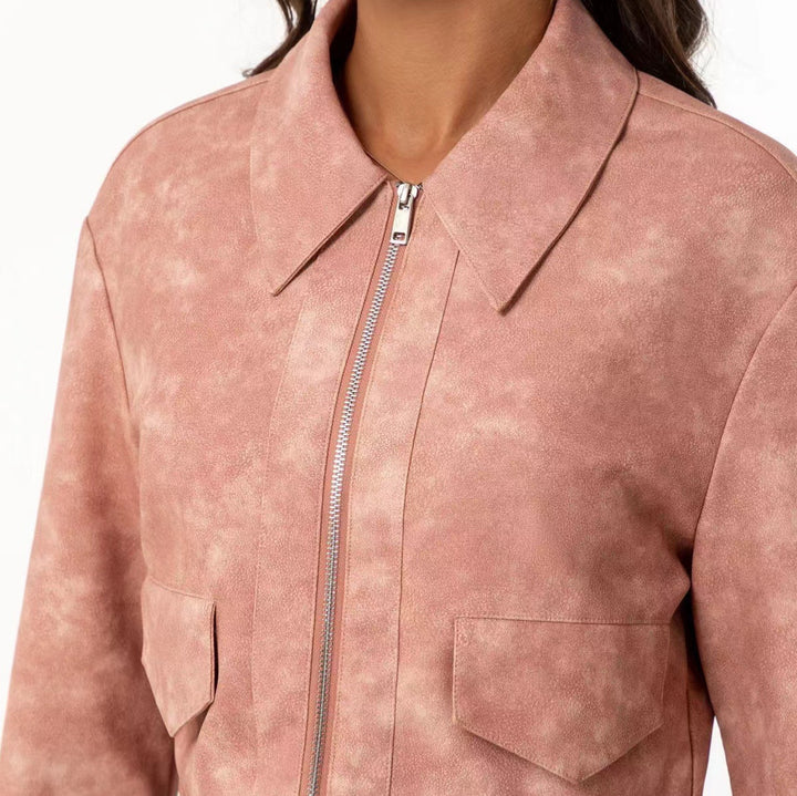 Damernas modiga cropped jacka med påsydda fickor Eva Jonsson-Eva Jonsson