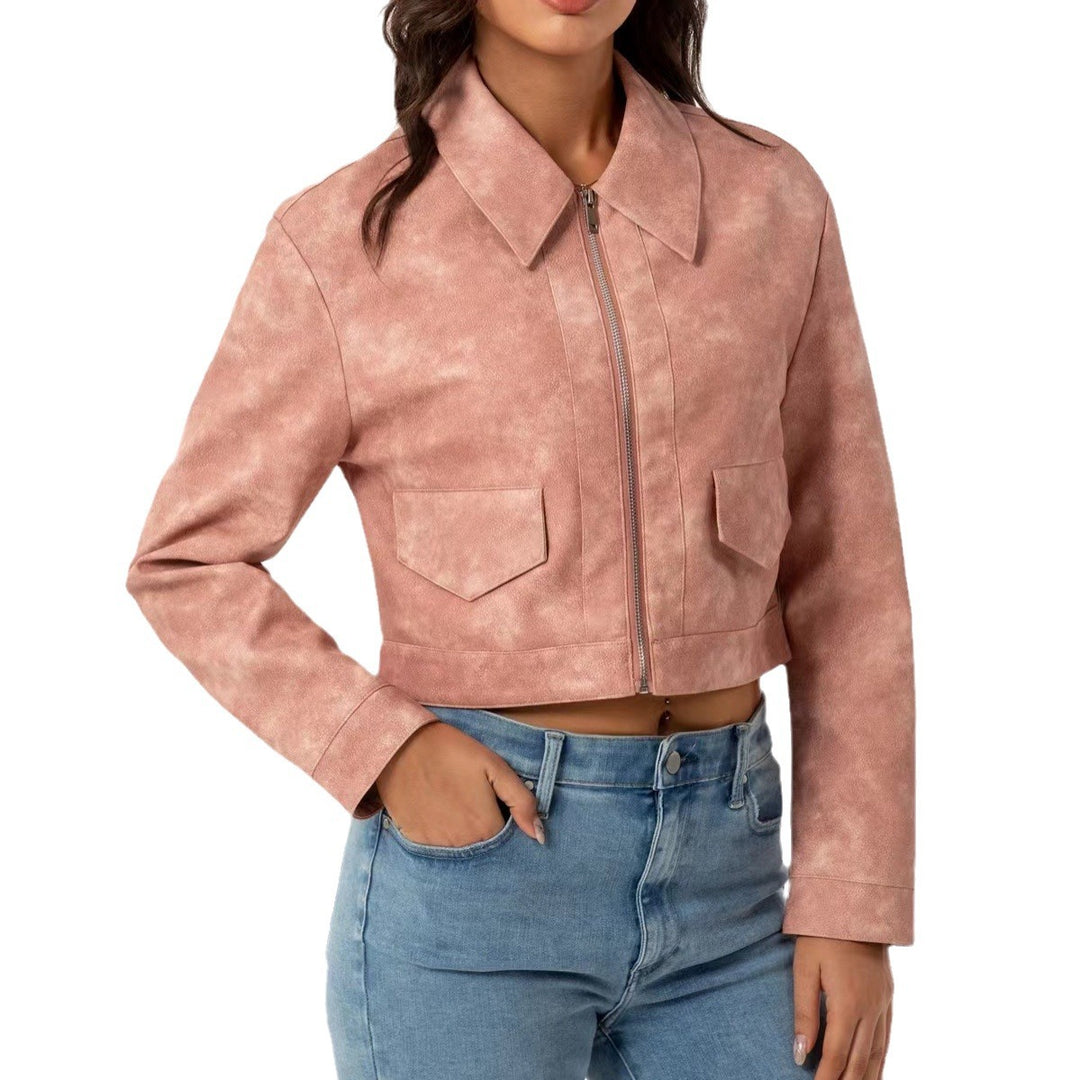 Damernas modiga cropped jacka med påsydda fickor Eva Jonsson-Eva Jonsson