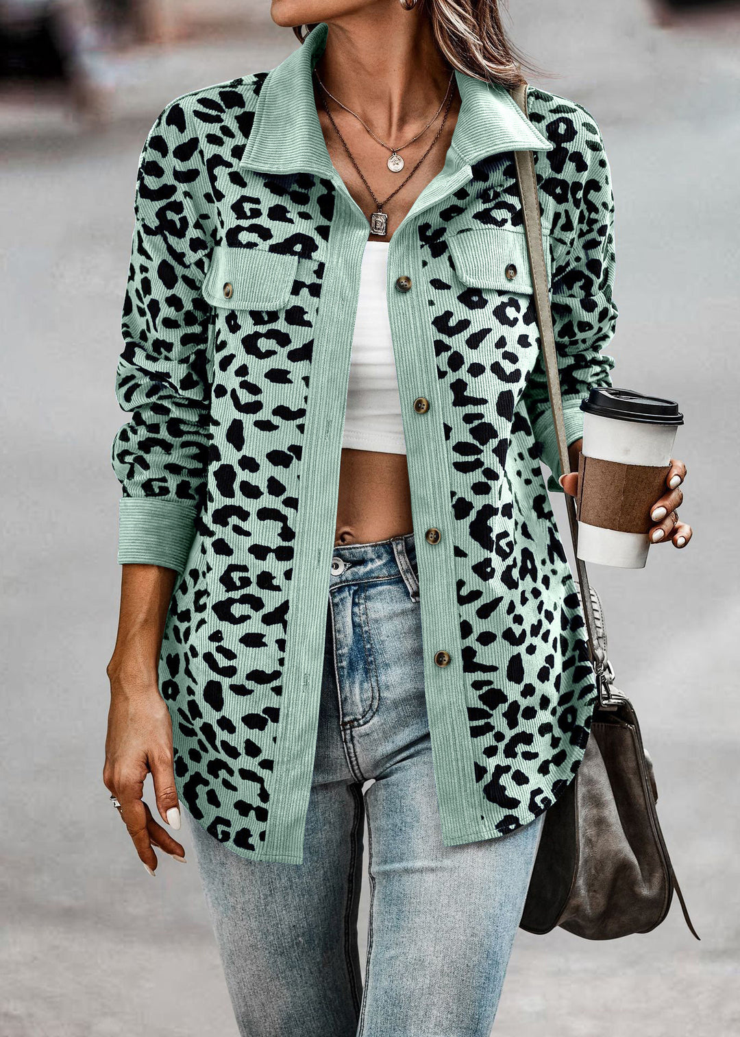 Damernas modiga leoprint Overshirt Eva Jonsson-Eva Jonsson