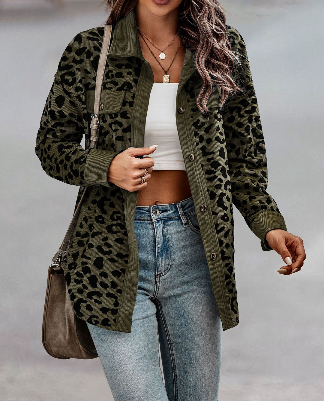 Damernas modiga leoprint Overshirt Eva Jonsson-Eva Jonsson