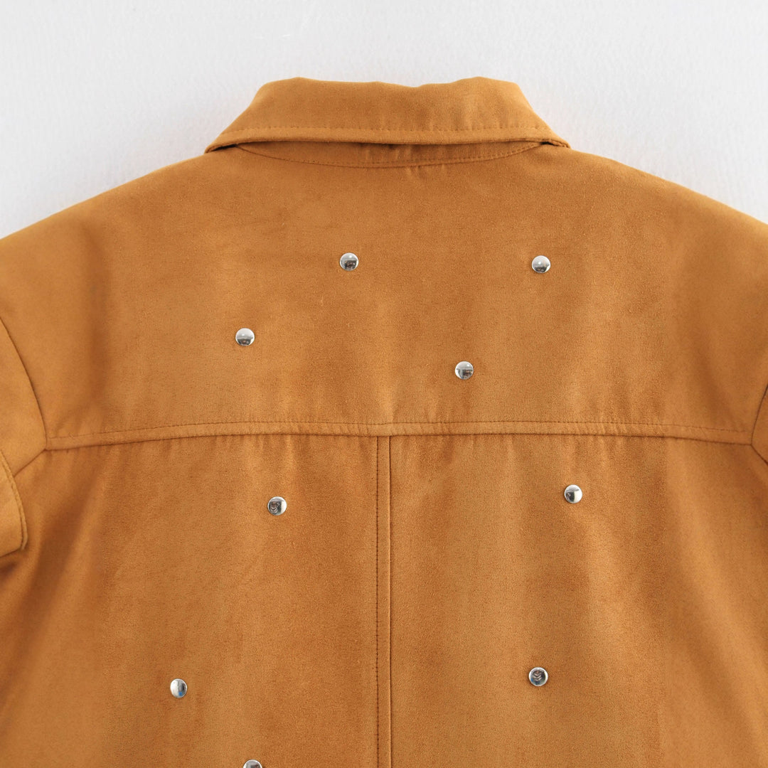 Damernas modiga oversized-jacka med dekorativa nitar Eva Jonsson-Eva Jonsson