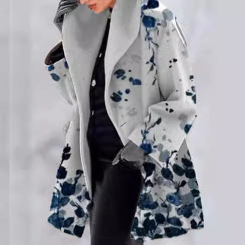 Damernas modiga rutiga kappa med oversized passform och lyxig textur Eva Jonsson-Eva Jonsson