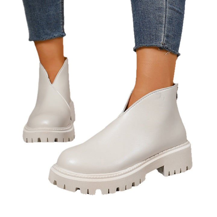 Damernas modiska Chelsea-boots med trendig plattform och halkfri sula Mirla-Eva Jonsson