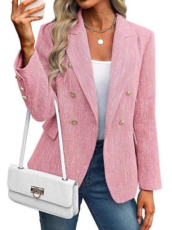 Damernas modiska blazer med dubbel knapprad Mirla-Eva Jonsson
