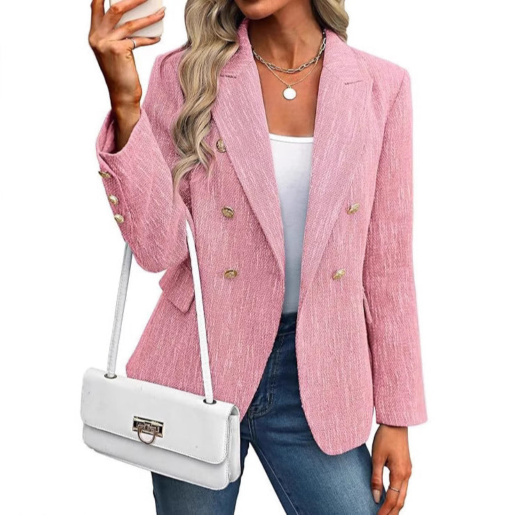 Damernas modiska blazer med dubbel knapprad Mirla-Eva Jonsson