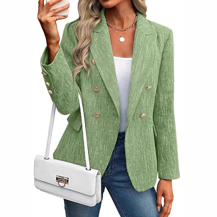 Damernas modiska blazer med dubbel knapprad Mirla-Eva Jonsson