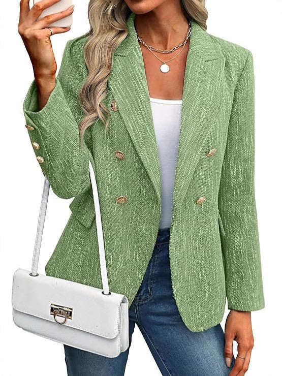 Damernas modiska blazer med dubbel knapprad Mirla-Eva Jonsson