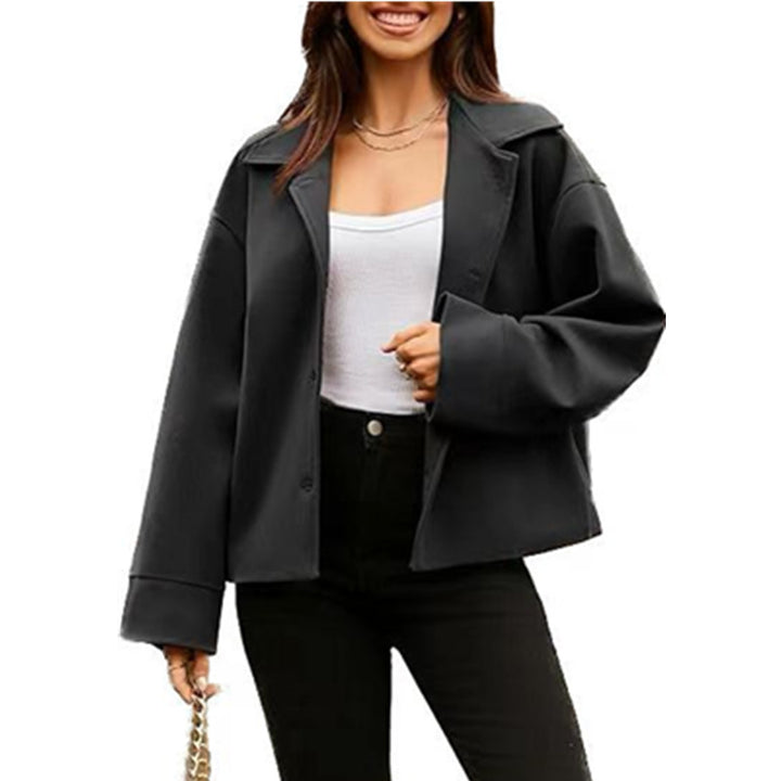 Damernas modiska oversized-jacka i högkvalitativt material Mirla-Eva Jonsson