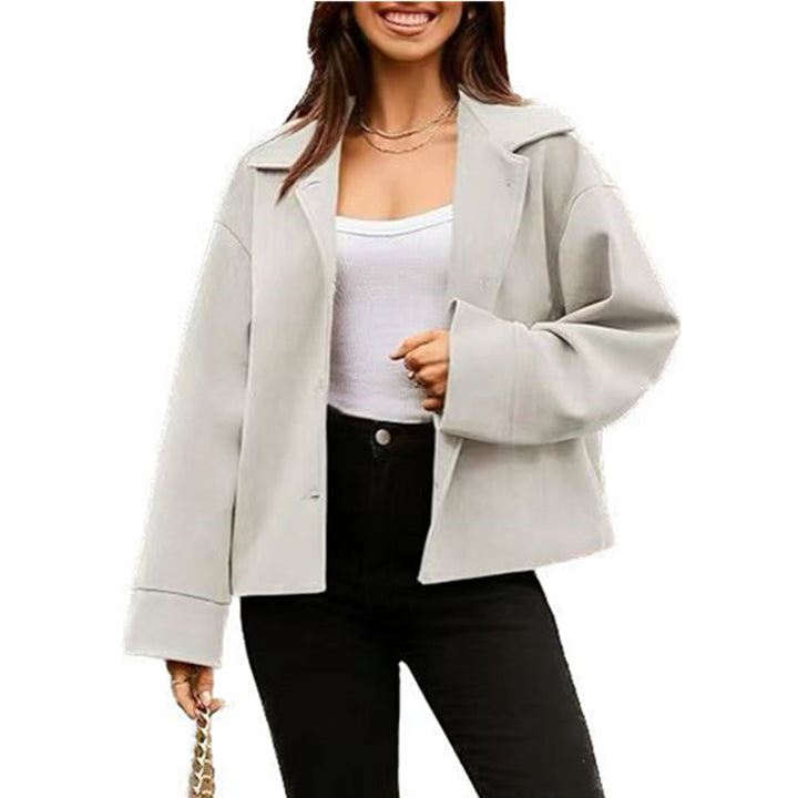 Damernas modiska oversized-jacka i högkvalitativt material Mirla-Eva Jonsson