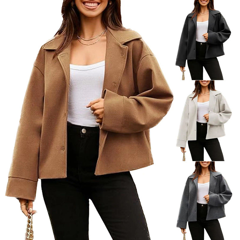 Damernas modiska oversized-jacka i högkvalitativt material Mirla-Eva Jonsson