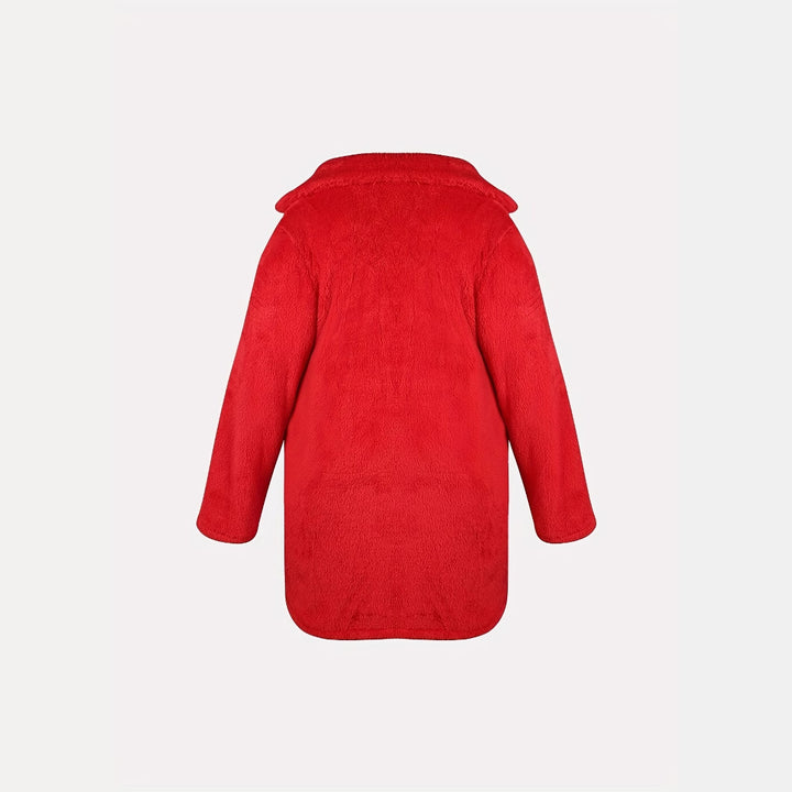Damernas mysig kappa i högkvalitativ teddy-fleece Mirla-Eva Jonsson