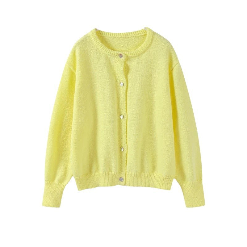 Damernas mysiga cardigan i mjuk mohair Mirla-Eva Jonsson