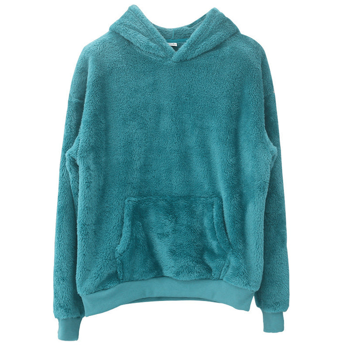 Damernas mysiga fleece-hoodie med praktiska fickor Mirla-Eva Jonsson