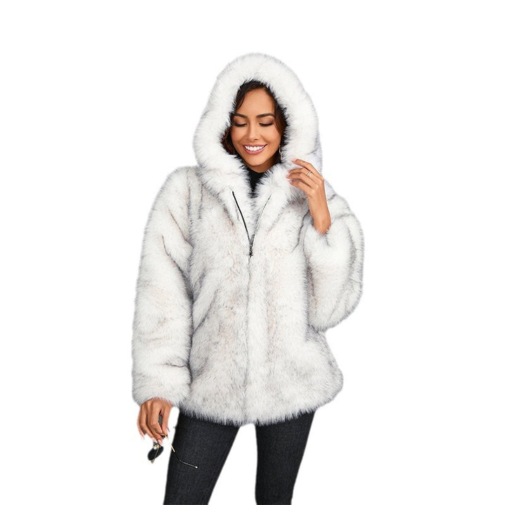 Damernas mysiga hoodiejacka Mirla-Eva Jonsson