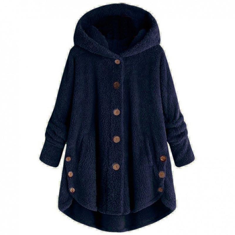 Damernas mysiga oversized fleecejacka Mirla-Eva Jonsson