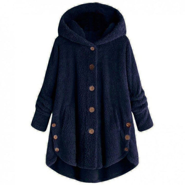 Damernas mysiga oversized fleecejacka Mirla-Eva Jonsson