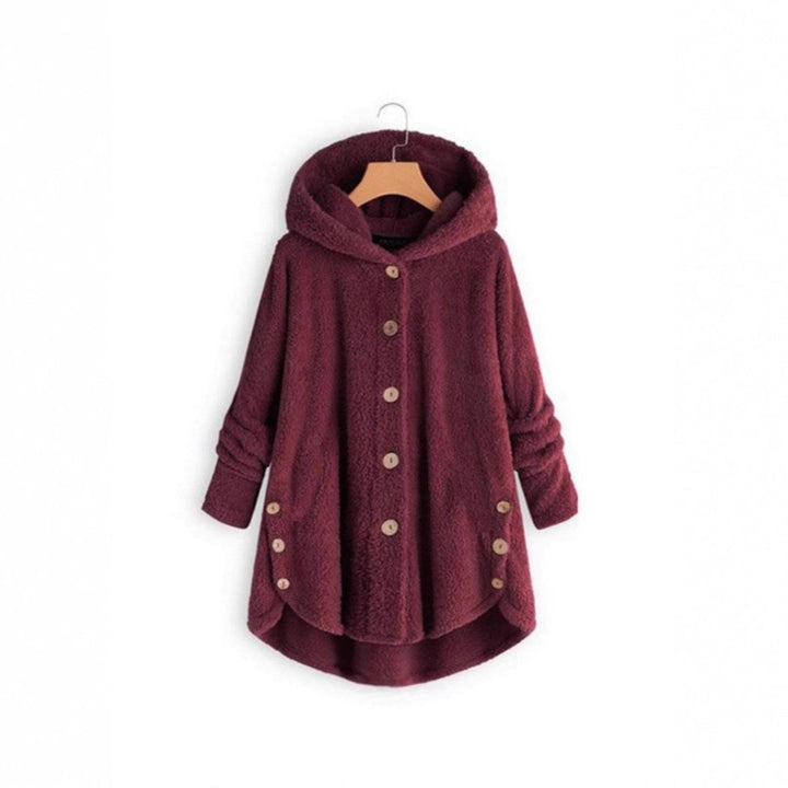 Damernas mysiga oversized fleecejacka Mirla-Eva Jonsson