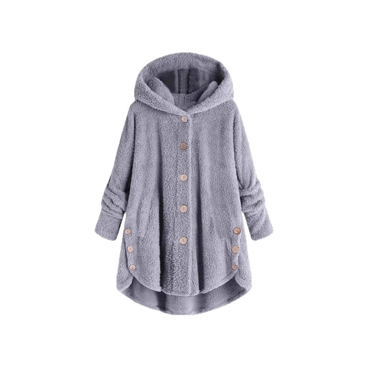 Damernas mysiga oversized fleecejacka Mirla-Eva Jonsson