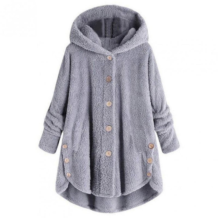 Damernas mysiga oversized fleecejacka Mirla-Eva Jonsson
