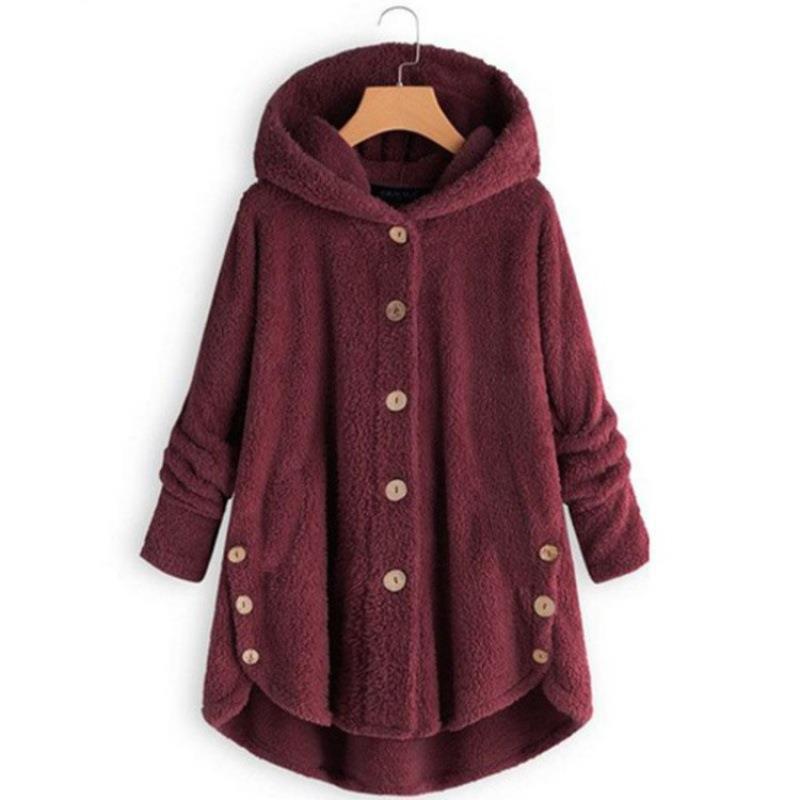 Damernas mysiga oversized fleecejacka Mirla-Eva Jonsson