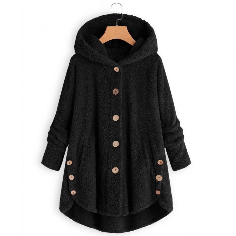 Damernas mysiga oversized fleecejacka Mirla-Eva Jonsson