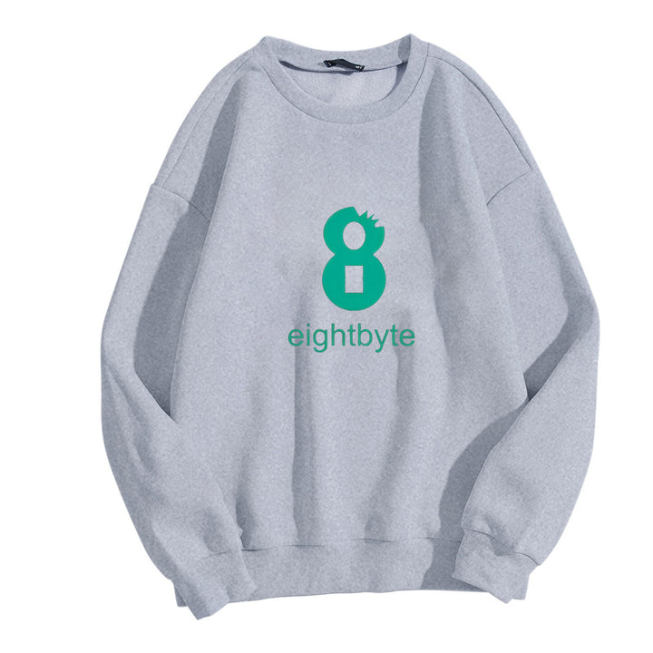 Damernas mysiga sweatshirt med modern tryck Mirla-Eva Jonsson