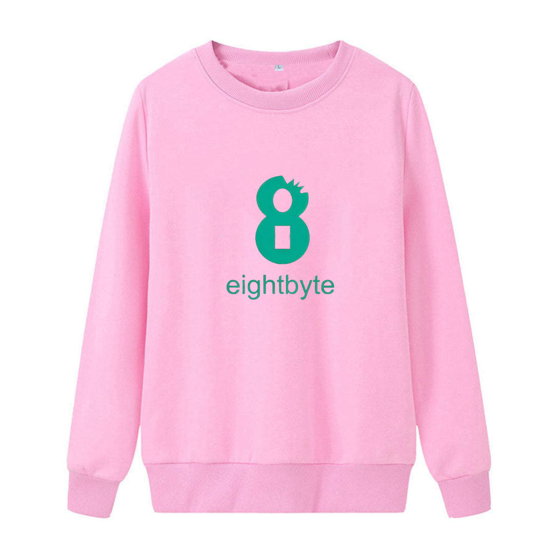 Damernas mysiga sweatshirt med modern tryck Mirla-Eva Jonsson