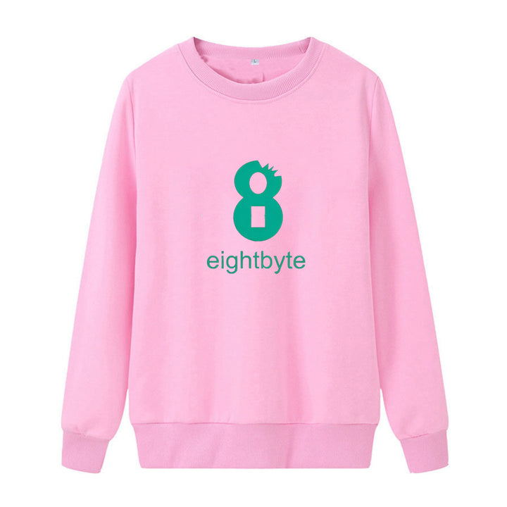 Damernas mysiga sweatshirt med modern tryck Mirla-Eva Jonsson