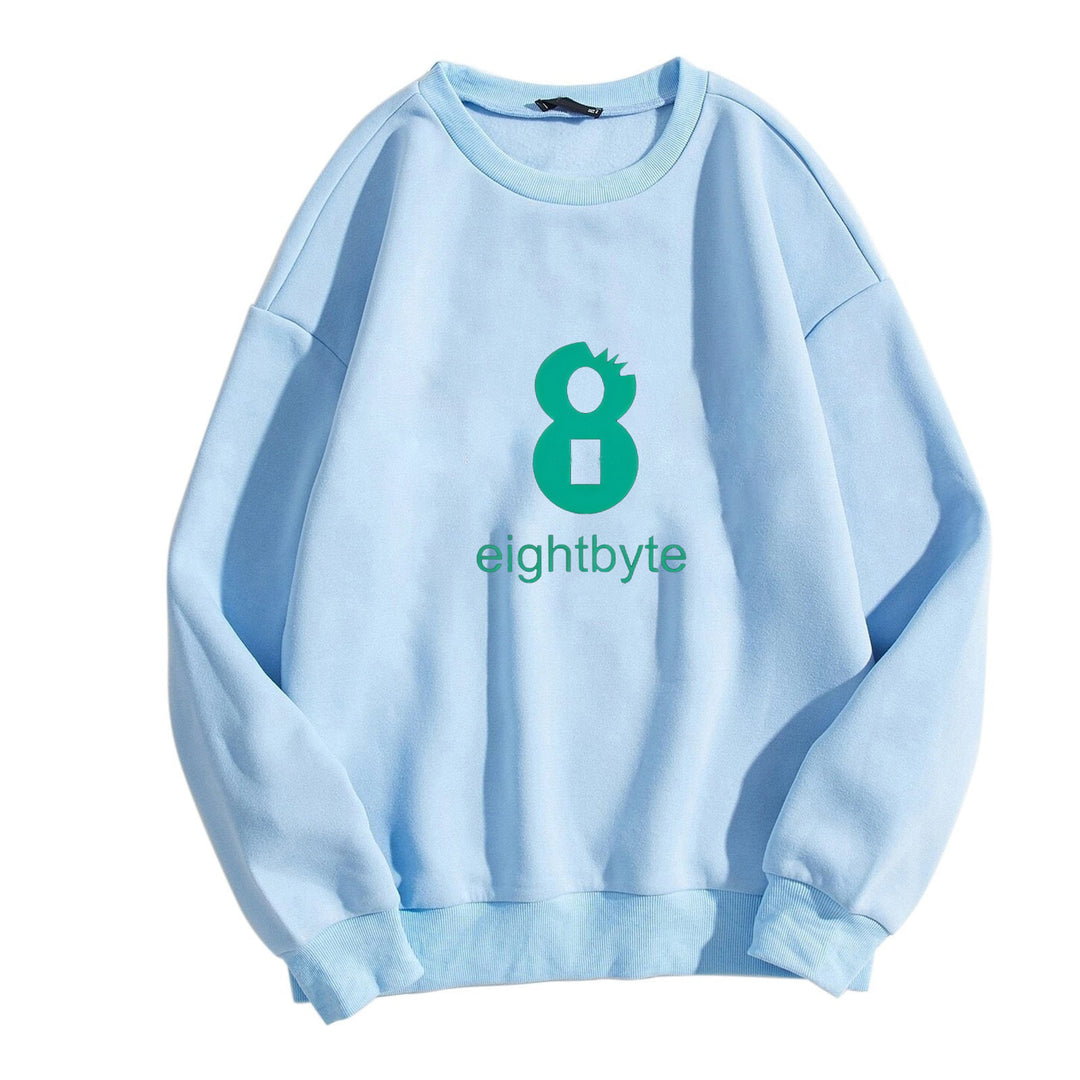 Damernas mysiga sweatshirt med modern tryck Mirla-Eva Jonsson