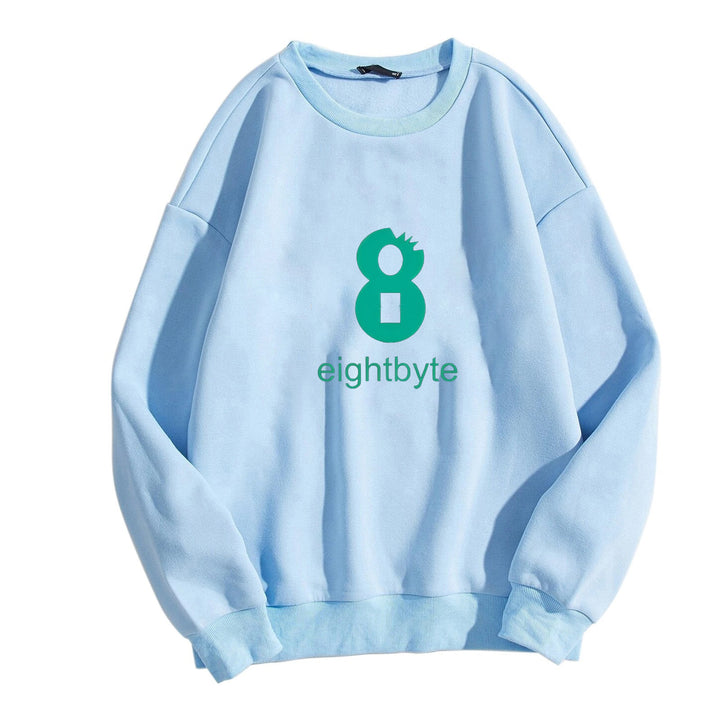 Damernas mysiga sweatshirt med modern tryck Mirla-Eva Jonsson