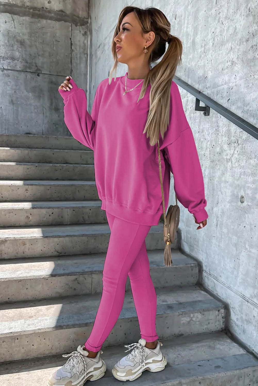 Damernas oversized Sweatoutfit med avslappnad passform Mirla-Eva Jonsson